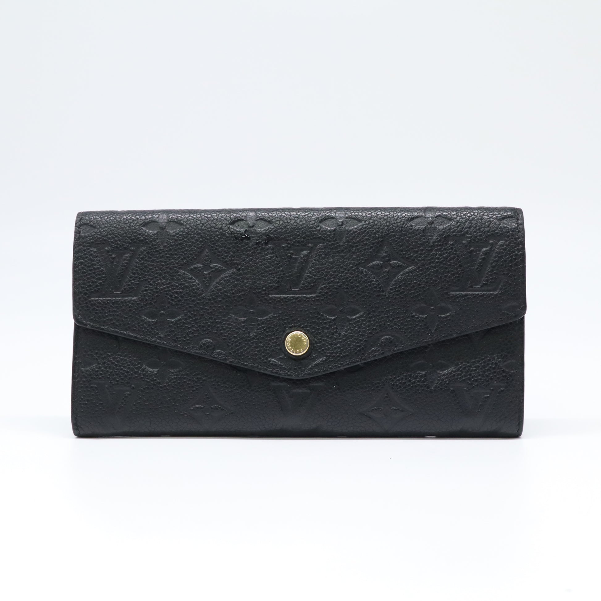 Louis Vuitton Monogram Empreinte Sarah Wallet W22049