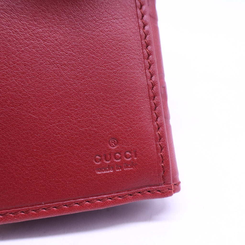 Gucci Red Continental Wallet W20917