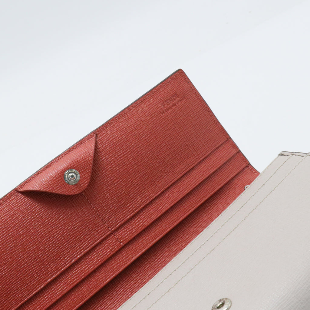 Dollar Calfskin GG Marmont Continental Wallet Porcelain Rose