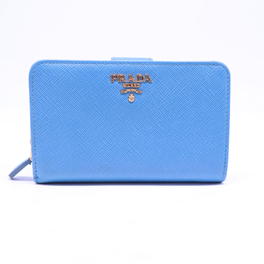 Prada Tab Wallet Saffiano Leather Medium W20725