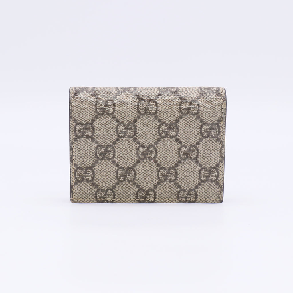 Gucci GG Supreme Cherry Card Case Wallet W22619