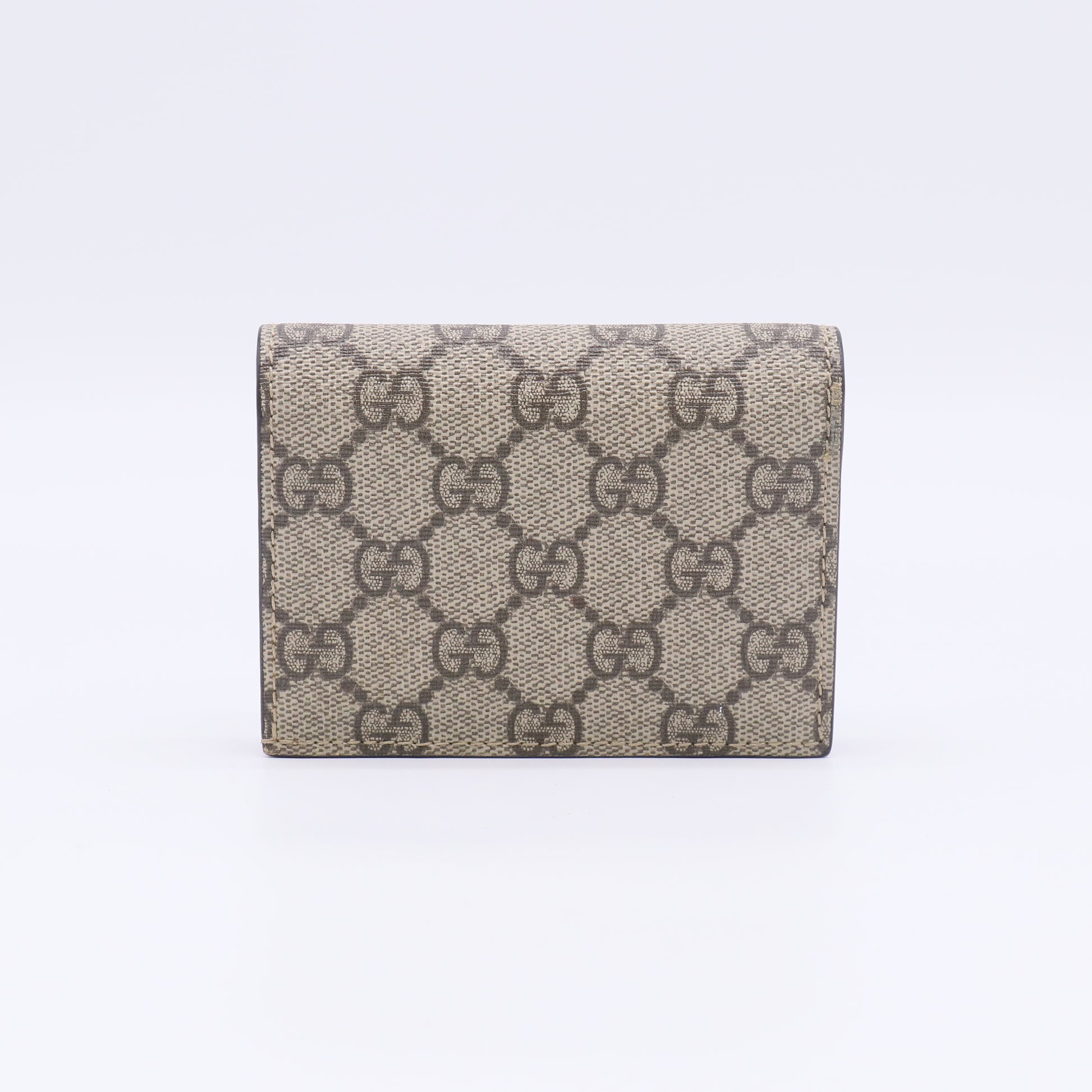 Gucci GG Supreme Cherry Card Case Wallet W22619