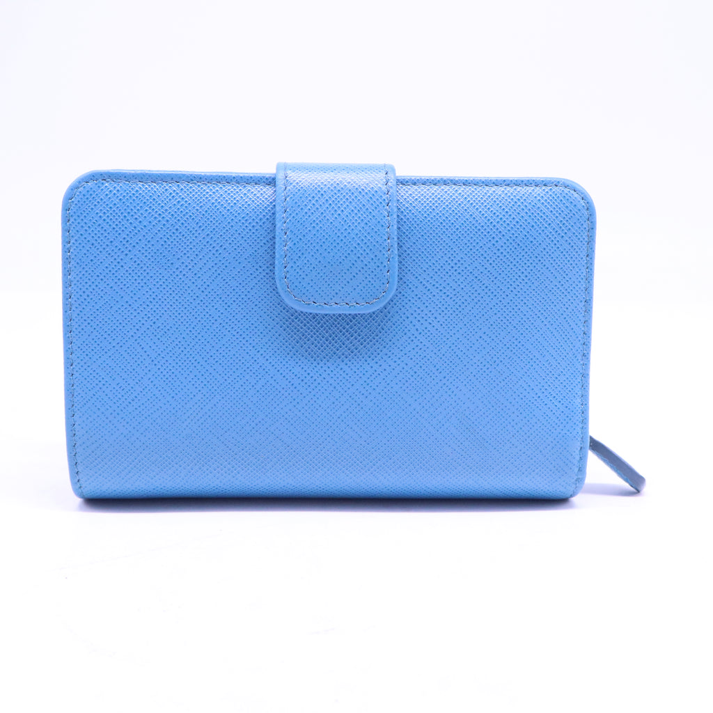 Prada Tab Wallet Saffiano Leather Medium W20725