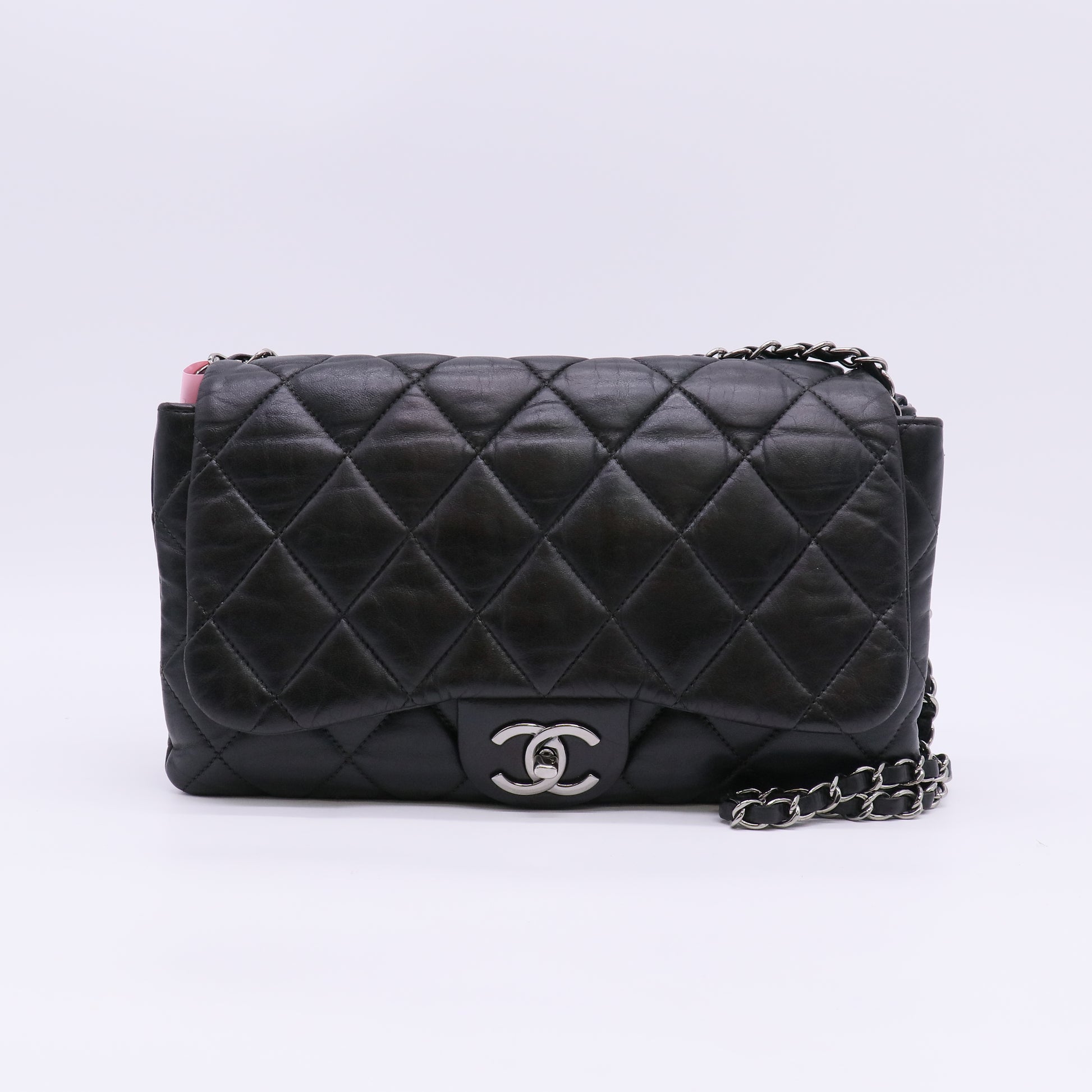 Chanel Quilted Lambskin Chanel 3 Accordion Flap Bag Twins  LDJ5667