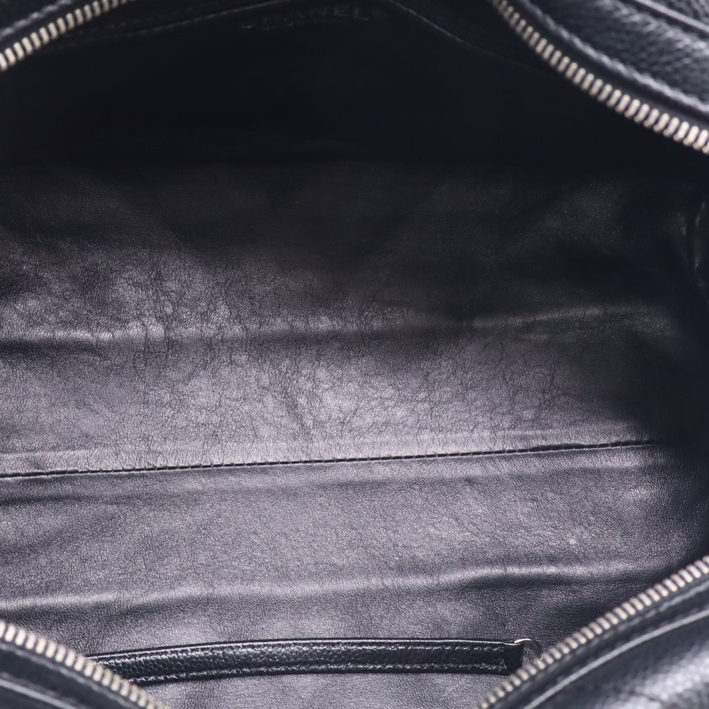 Chanel Timeless Caviar Quilted Bowler Bag twins B24100