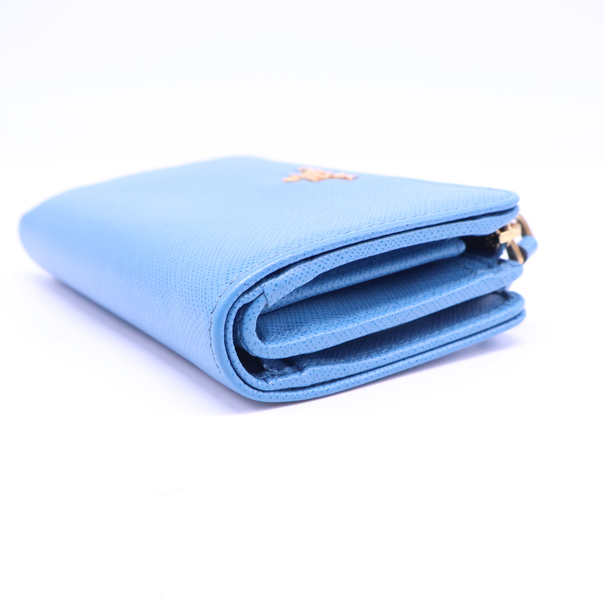 Prada Tab Wallet Saffiano Leather Medium W20725