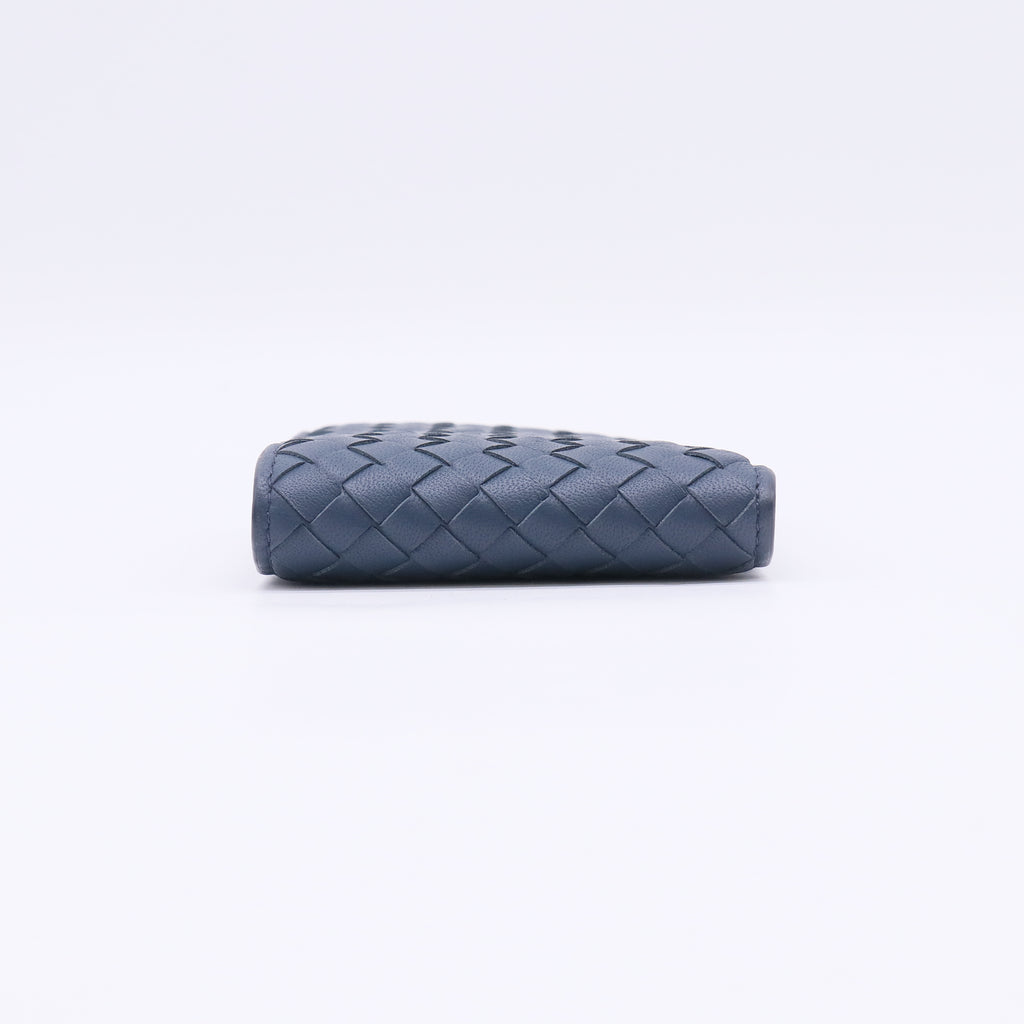 Intrecciato Weave Leather Bifold Wallet W22606