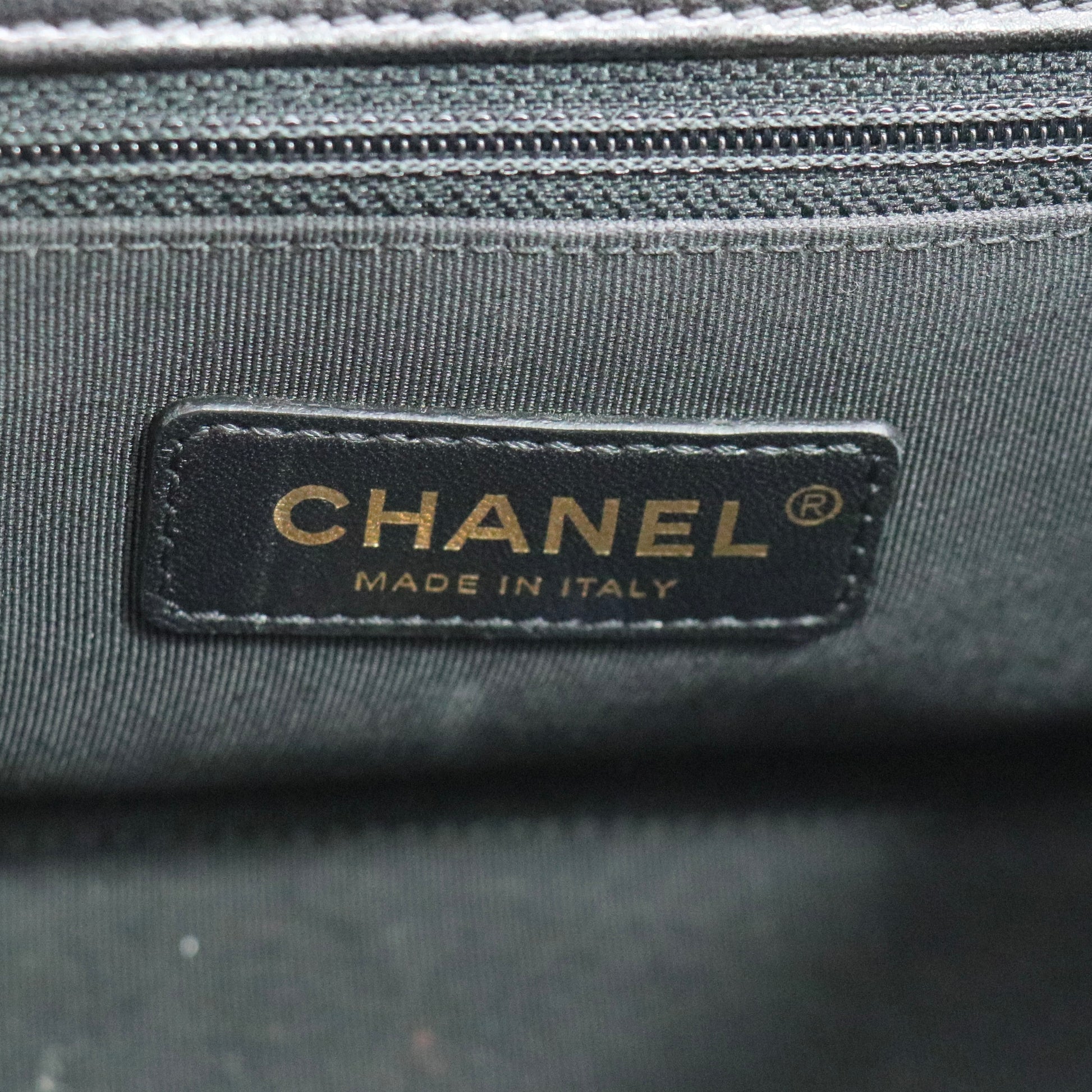 Chevron Stitched Chain Top Handle Flap Bag Twins