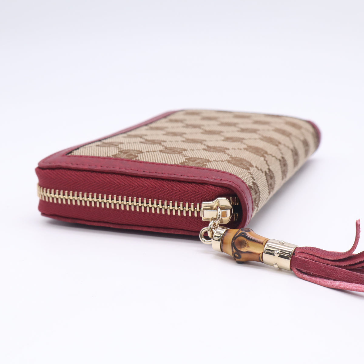 Gucci GG Canvas Zip-Around Continental Long Wallet W23196