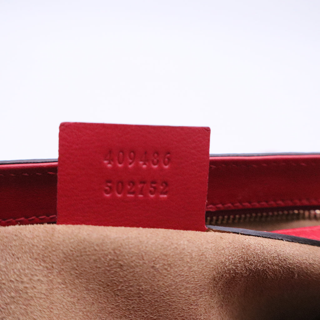 Padlock Shoulder Bag GG Coated Canvas and Leather Medium