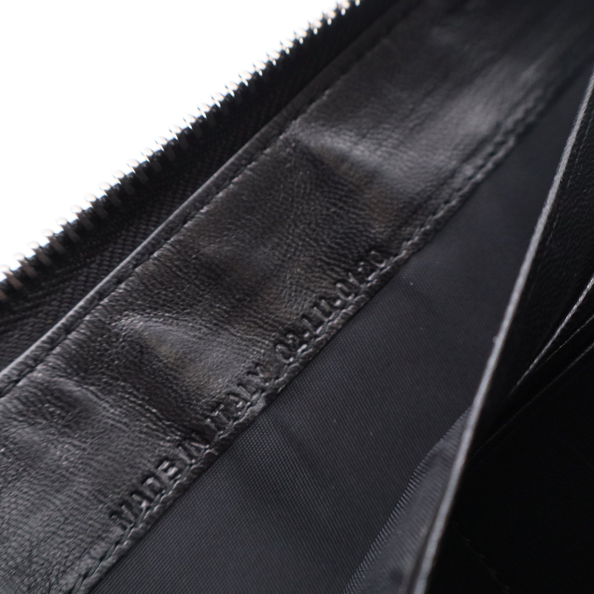 Black Cannage Leather Lady Dior Flap Wallet