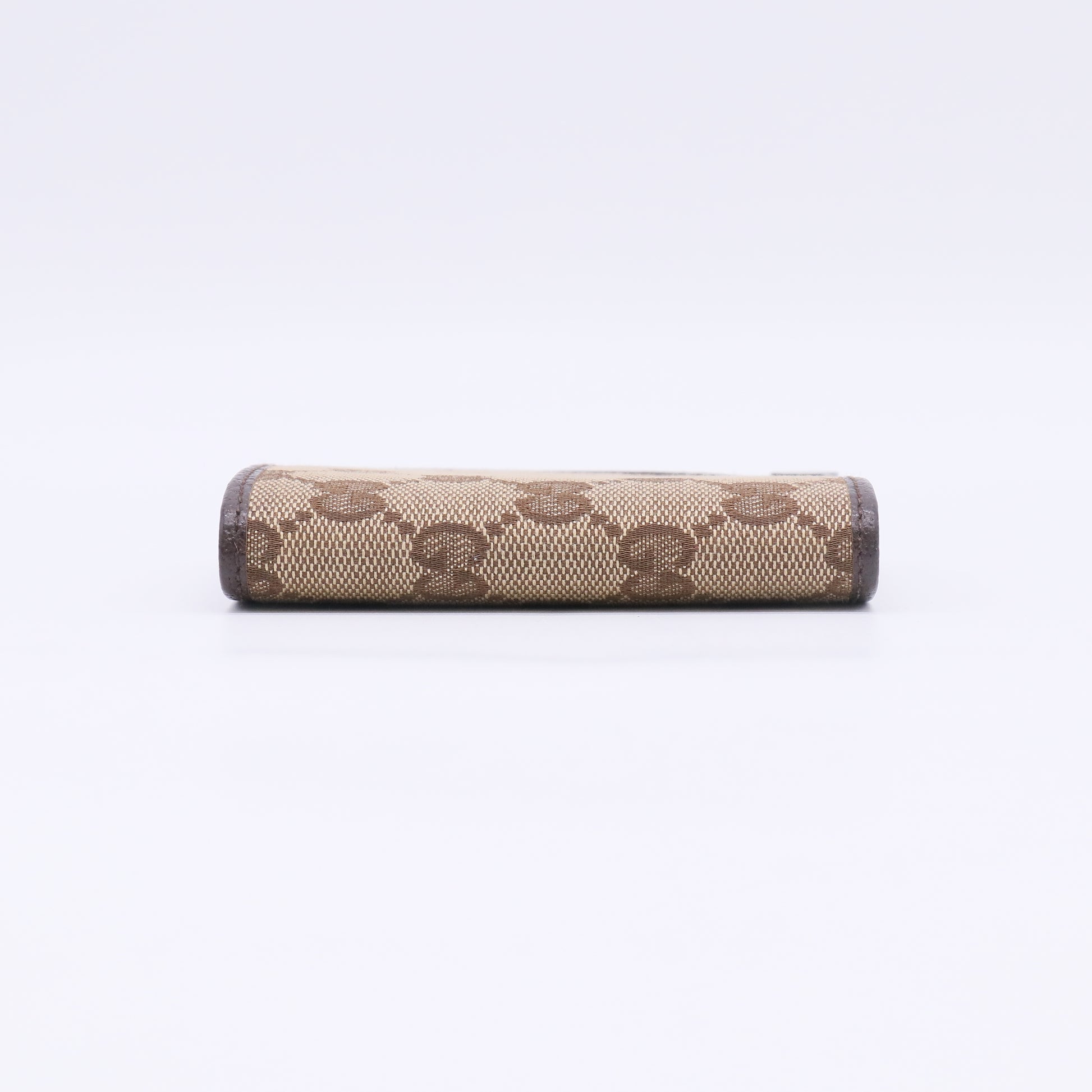 GG Canvas Beige Dark Brown Bifold Wallet W22650