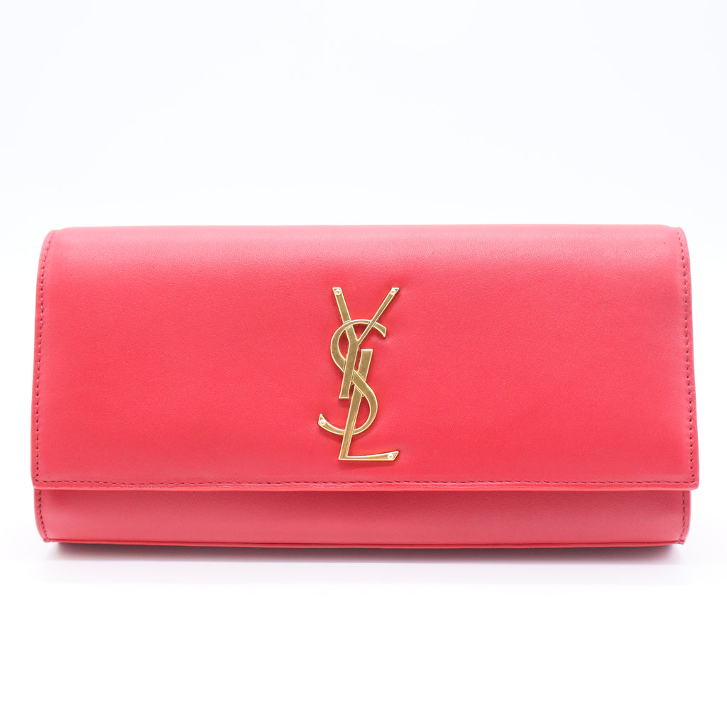 Grain De Poudre Classic Monogram Cassandre Clutch Lipstick Fuchsia Gisel