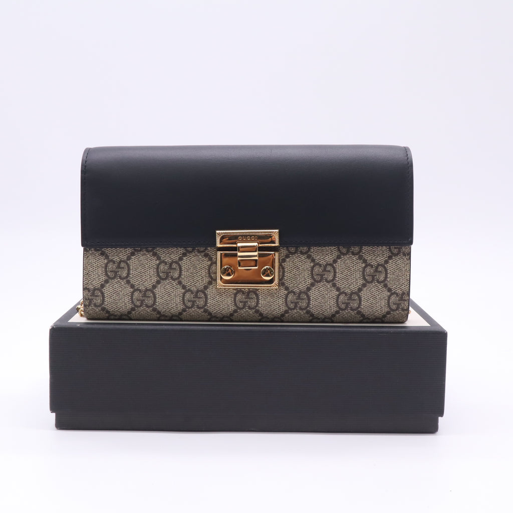Gucci  GG Supreme Padlock twins B23598
