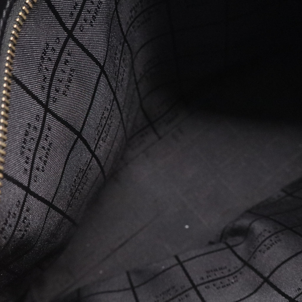 CELINE Macadam C anvas Hand Bag Enamel Brown Gold B20341