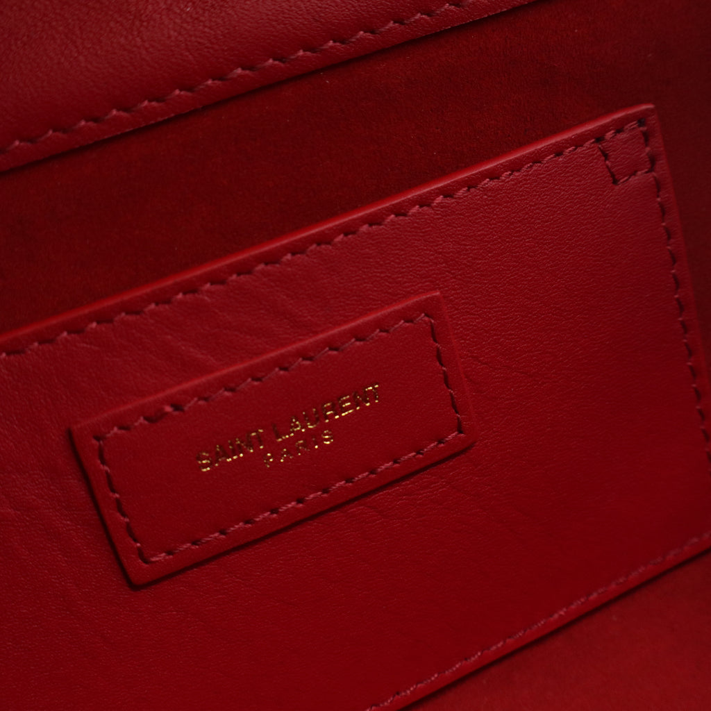 Grain De Poudre Classic Monogram Cassandre Clutch Lipstick Fuchsia Gisel