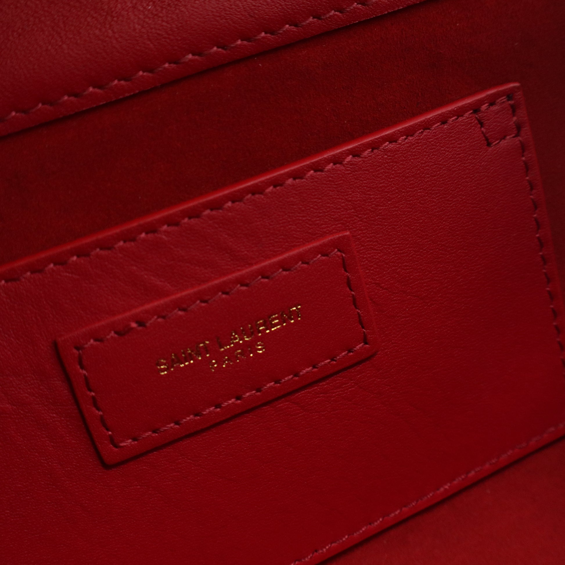 Grain De Poudre Classic Monogram Cassandre Clutch Lipstick Fuchsia Gisel