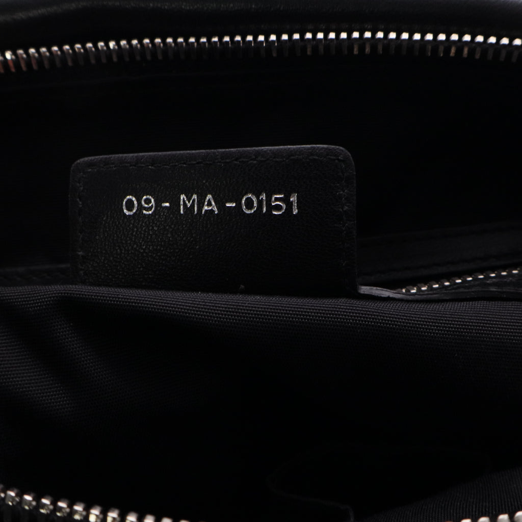 Black Cannage Quilted Lambskin Leather Granville Tote Bag Twins