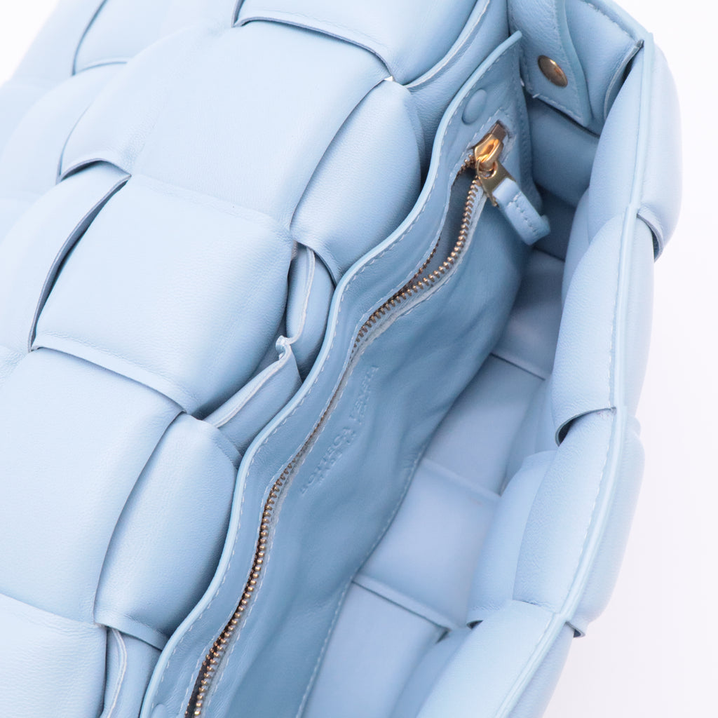 Bottega Veneta Cassette Crossbody Bag Padded Maxi Intrecciato Leather