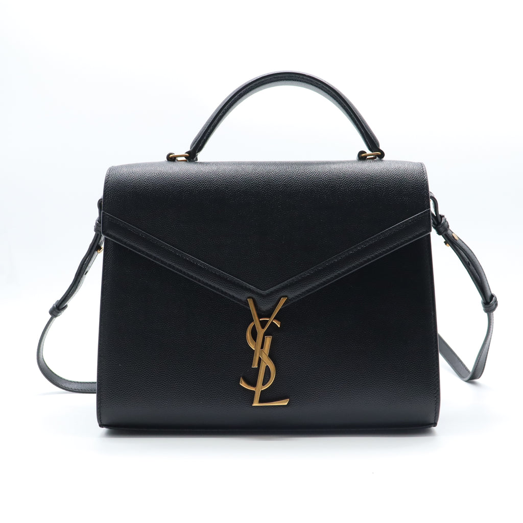 Grain de Poudre Medium Classic Monogram Cassandra Top Handle Black Rouge Legion LDM1518