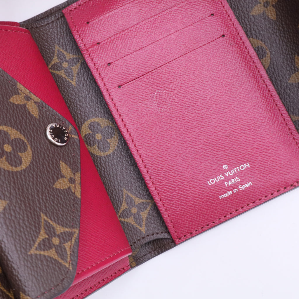 Epi Leather and Monogram Canvas Marie-Lou Compact Wallet