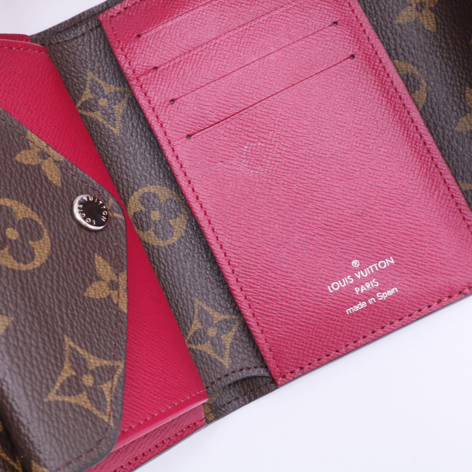 Epi Leather and Monogram Canvas Marie-Lou Compact Wallet