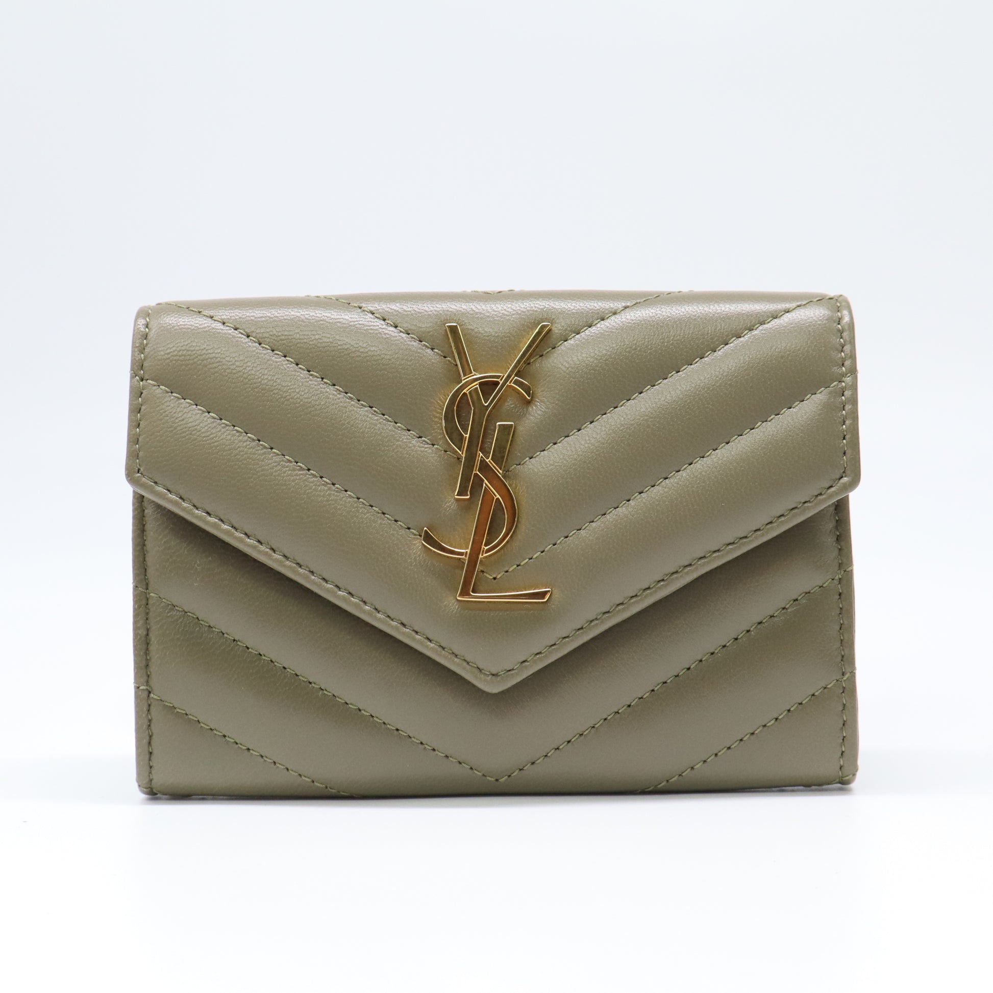 Saint Laurent YSL Monogram Small Flap Wallet W22048