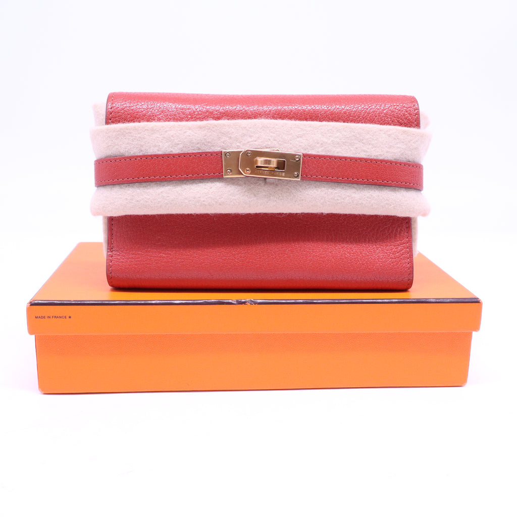 Leather Kelly Wallet W20609