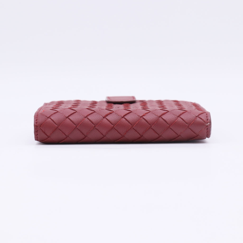 Bottega Veneta Intrecciato Nappa French Flap Wallet W22677