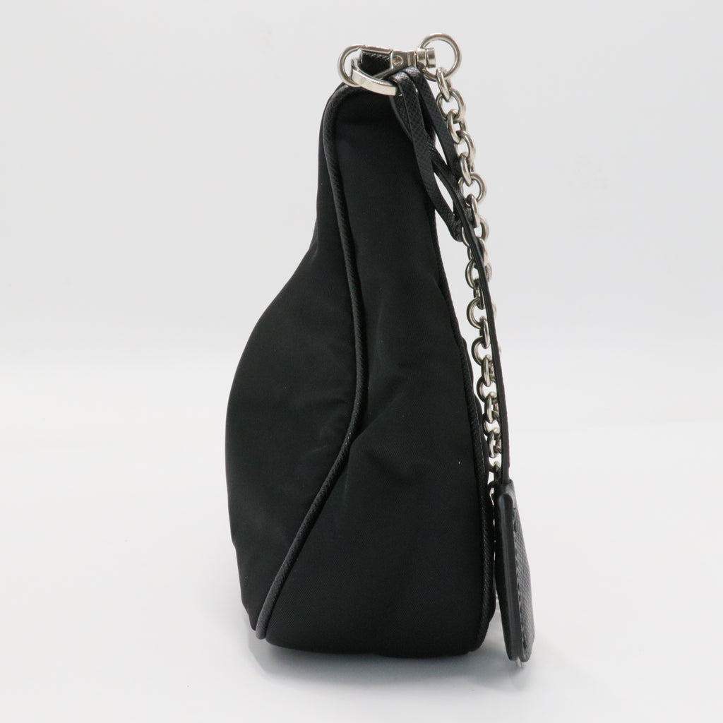 Re-Edition Hobo Tessuto with Saffiano Leather Mini