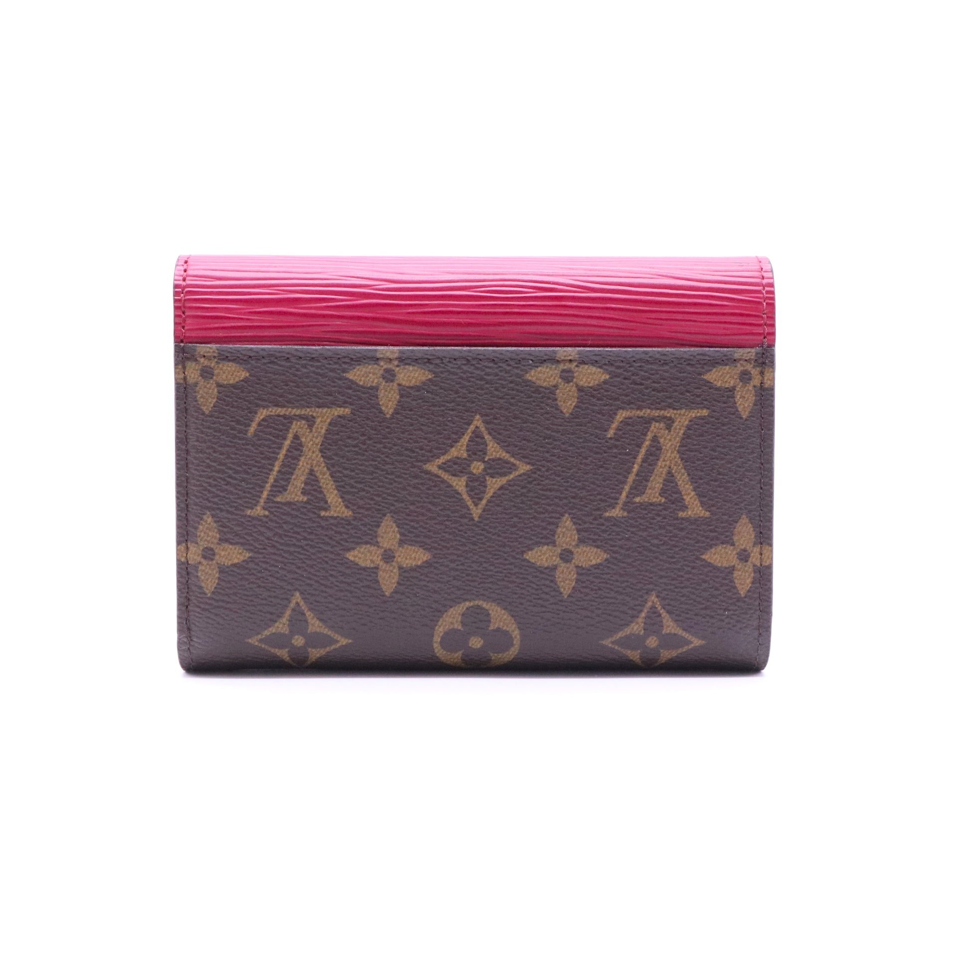 Epi Leather and Monogram Canvas Marie-Lou Compact Wallet