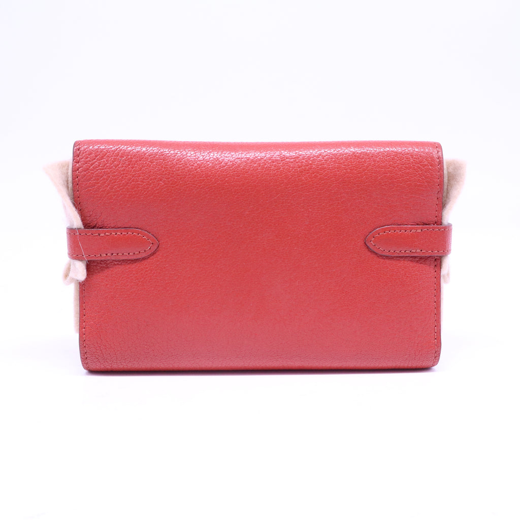 Leather Kelly Wallet W20609