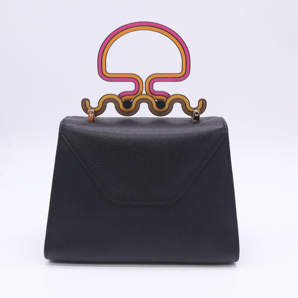 Valextra Leather Top Handle Bag B24147