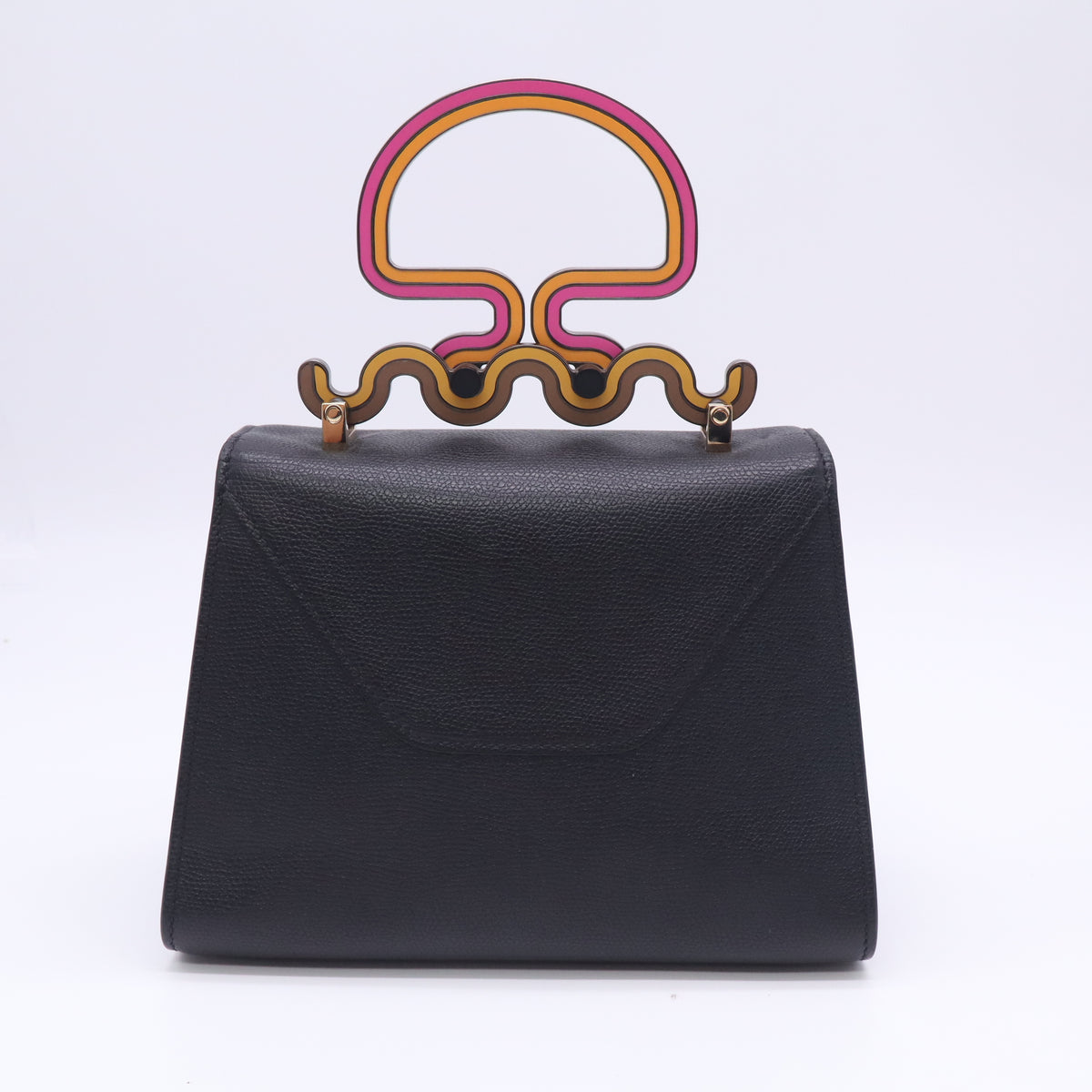 Valextra Leather Top Handle Bag B24147