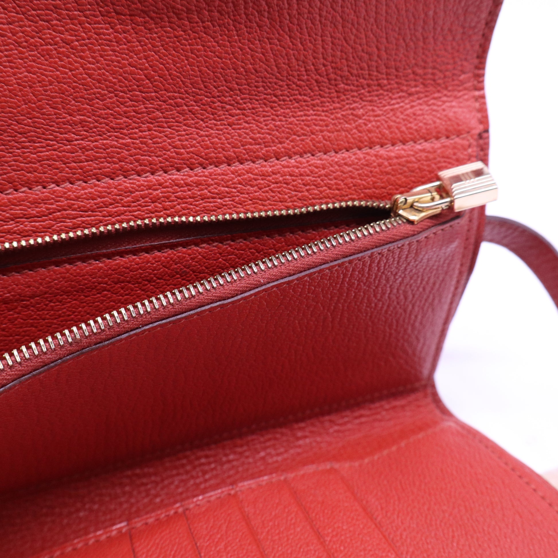 Leather Kelly Wallet W20609