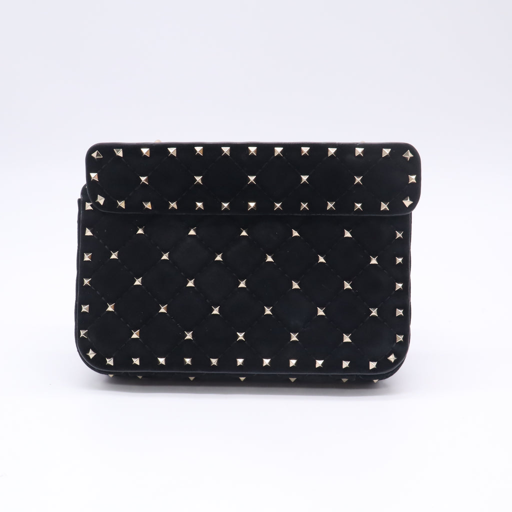Valentino Garavani Medium Nappa Rockstud Spike Shoulder Bag B23370