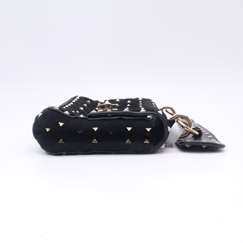 Valentino Garavani Medium Nappa Rockstud Spike Shoulder Bag B23370