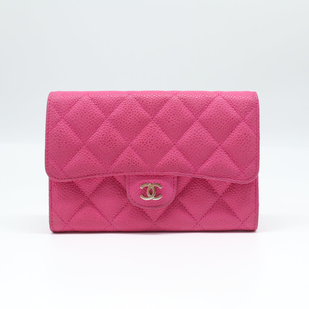 Chanel Caviar Quilted Medium Flap Wallet W21450