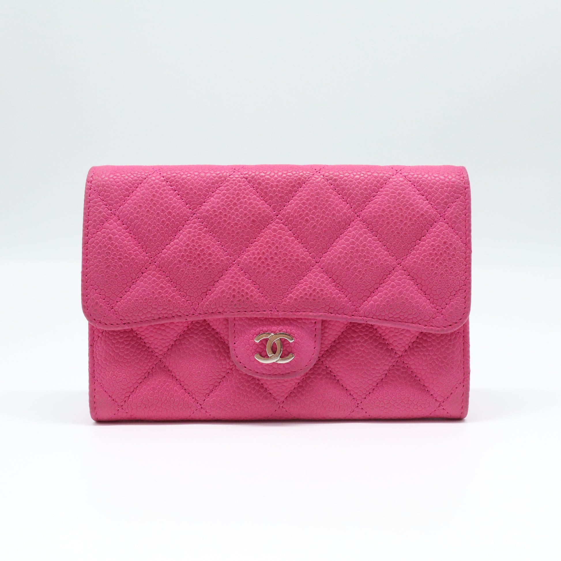 Chanel Caviar Quilted Medium Flap Wallet W21450