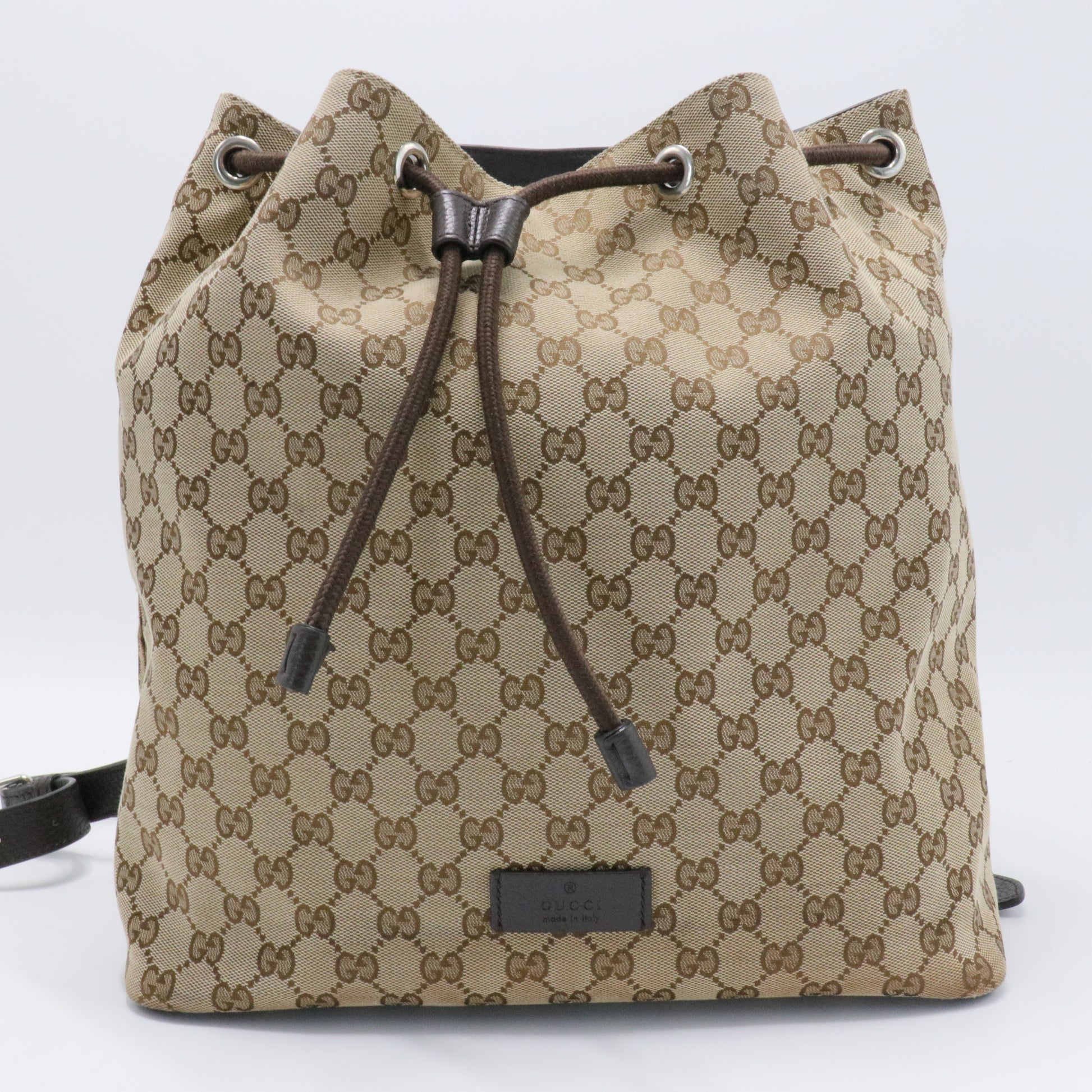 Drawstring Backpack GG Canvas Medium