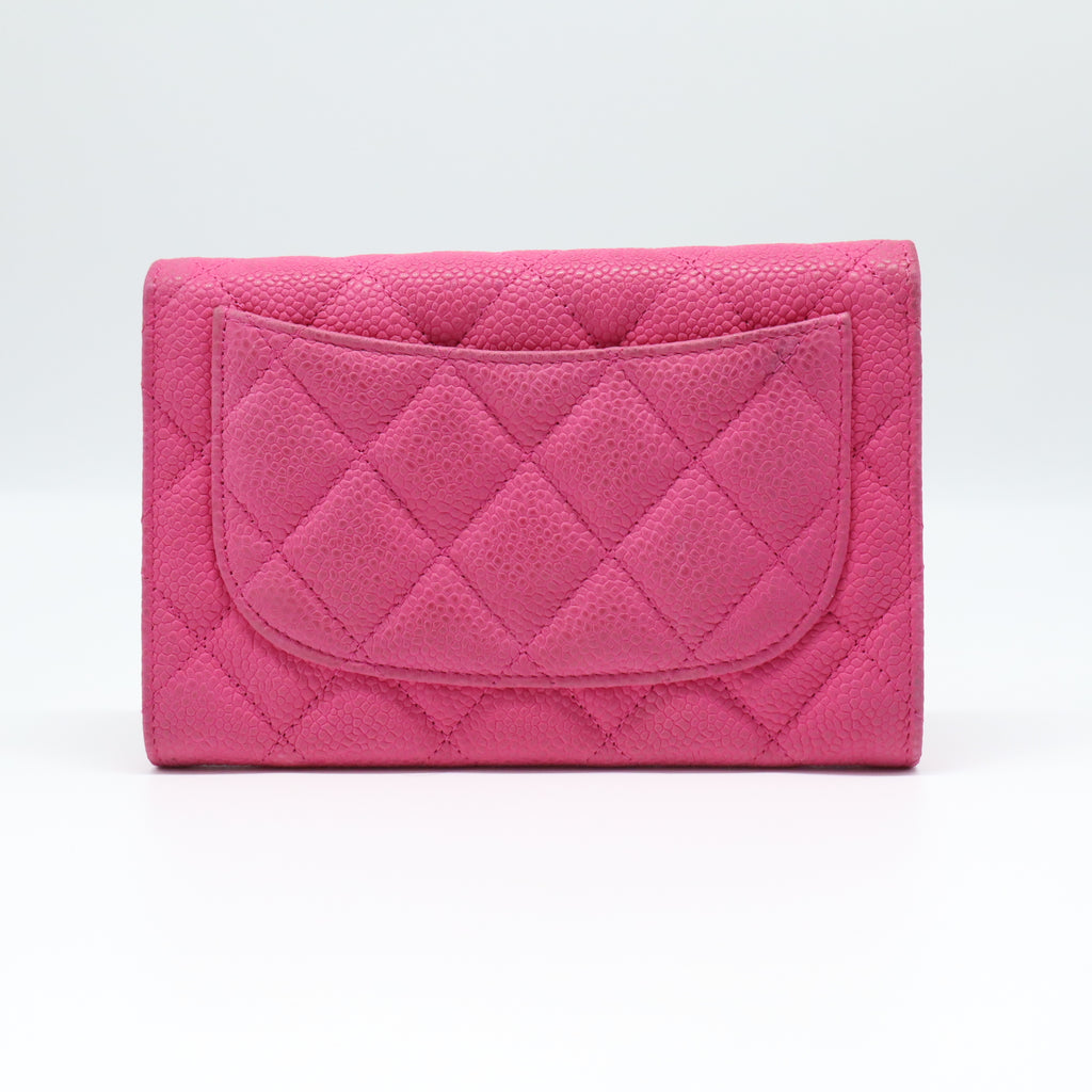 Chanel Caviar Quilted Medium Flap Wallet W21450