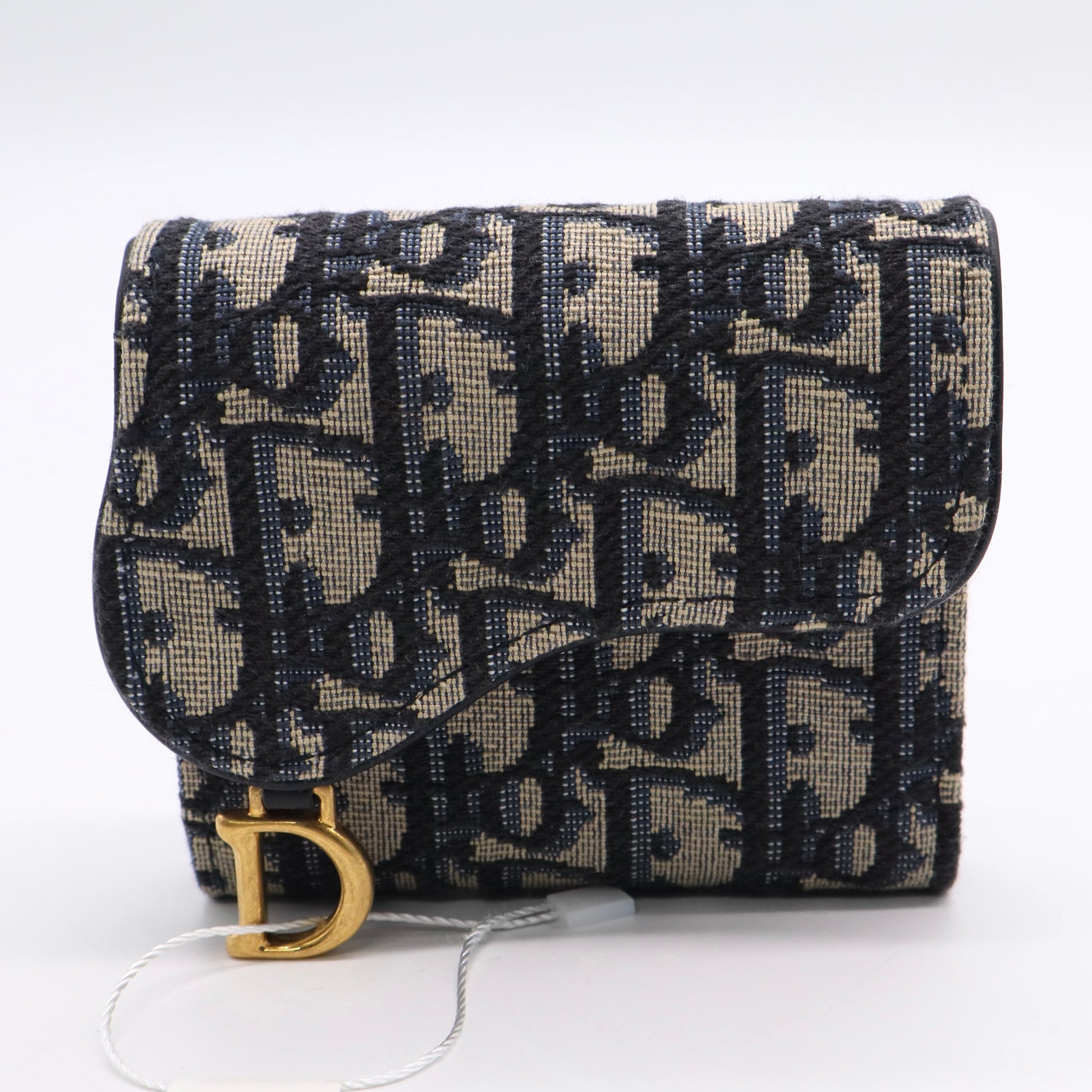 Saddle Card Case Oblique Canvas Twins W20433