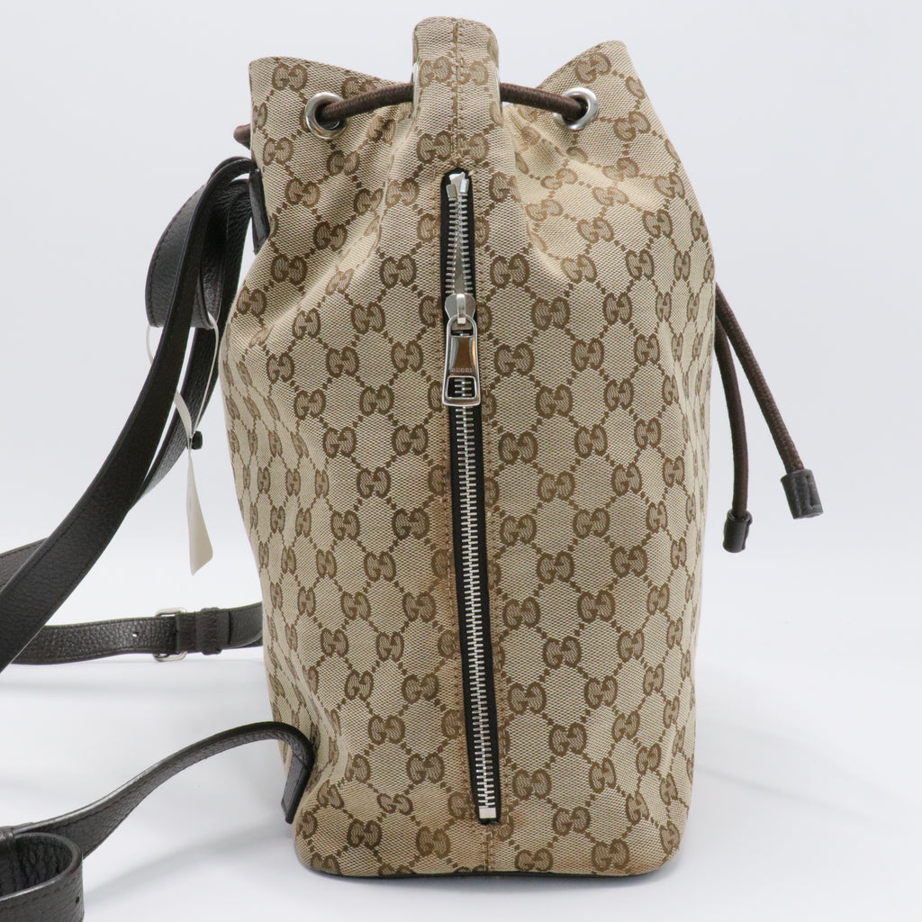 Drawstring Backpack GG Canvas Medium