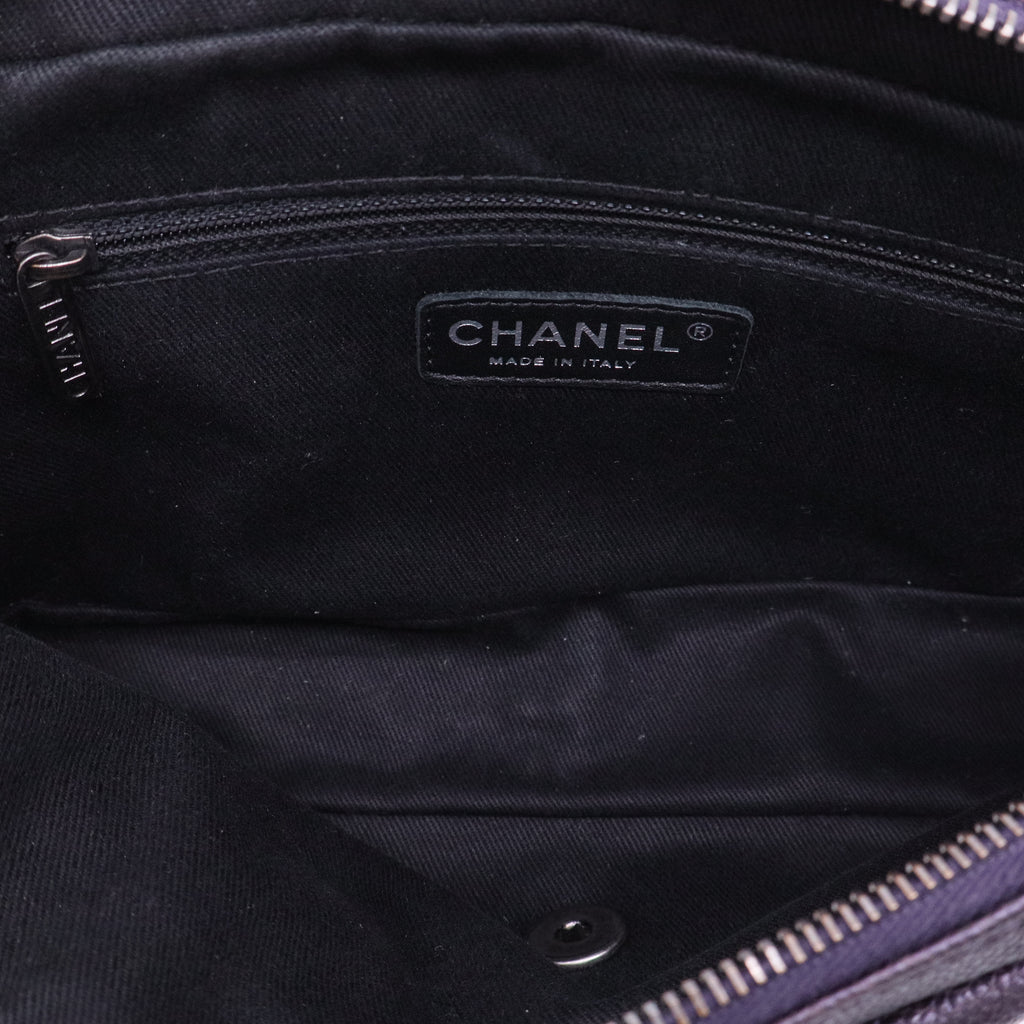 Caviar-textured leather Easy Flap shoulder bag