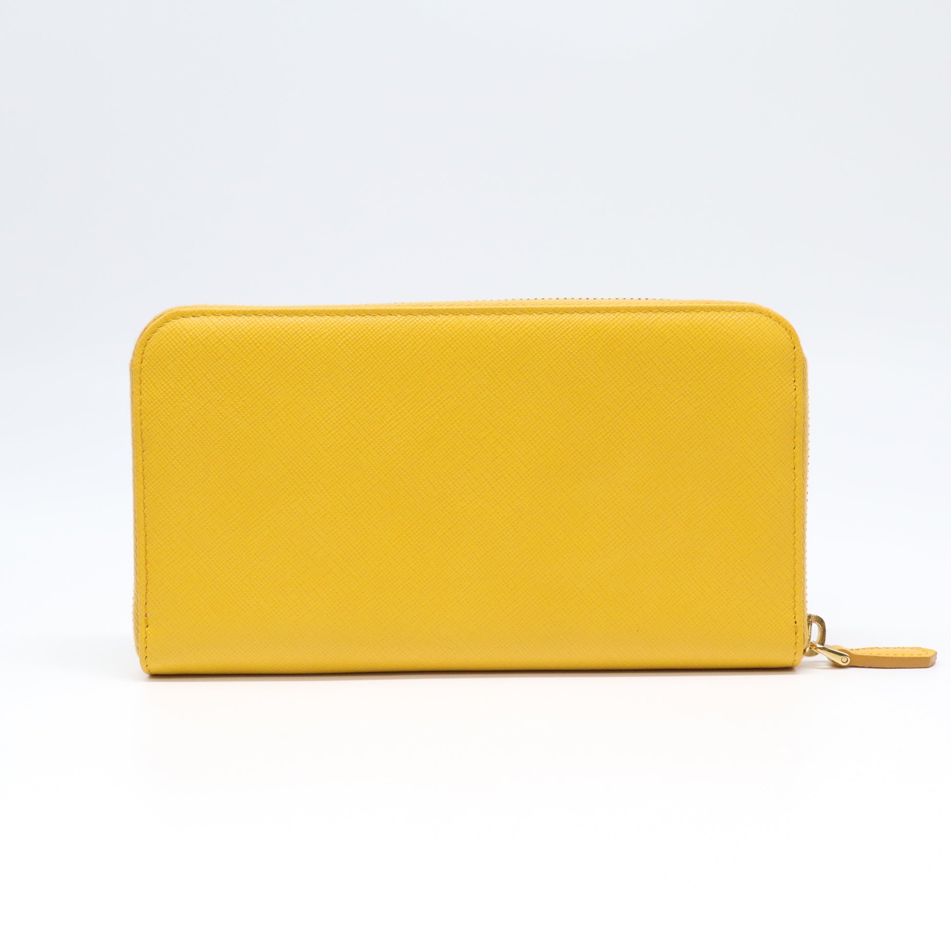 Prada Saffiano Metal Zip Around Wallet W22052