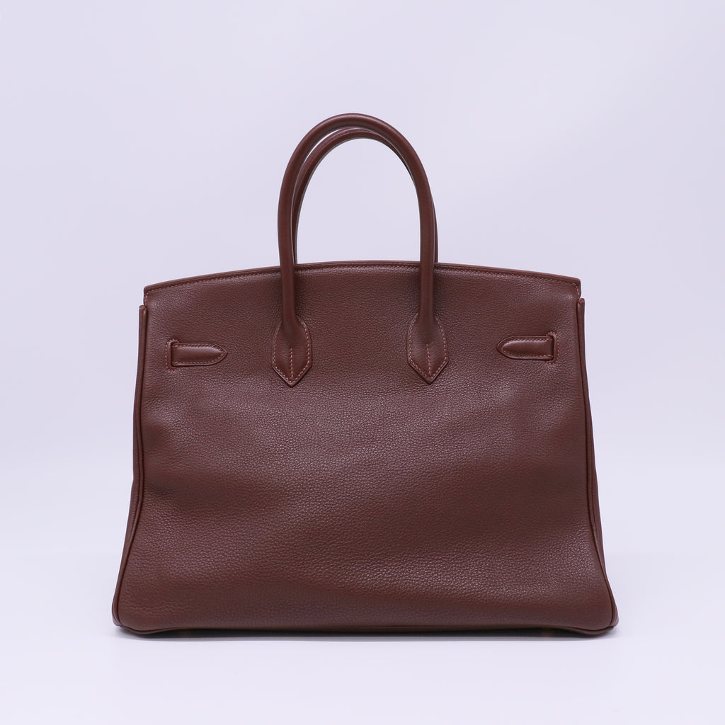 Hermes Fjord Birkin 35 Rouge H Twins B22529