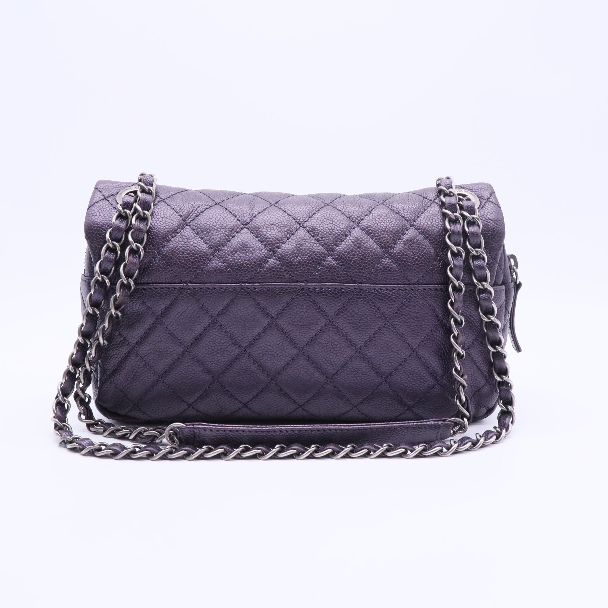Caviar-textured leather Easy Flap shoulder bag