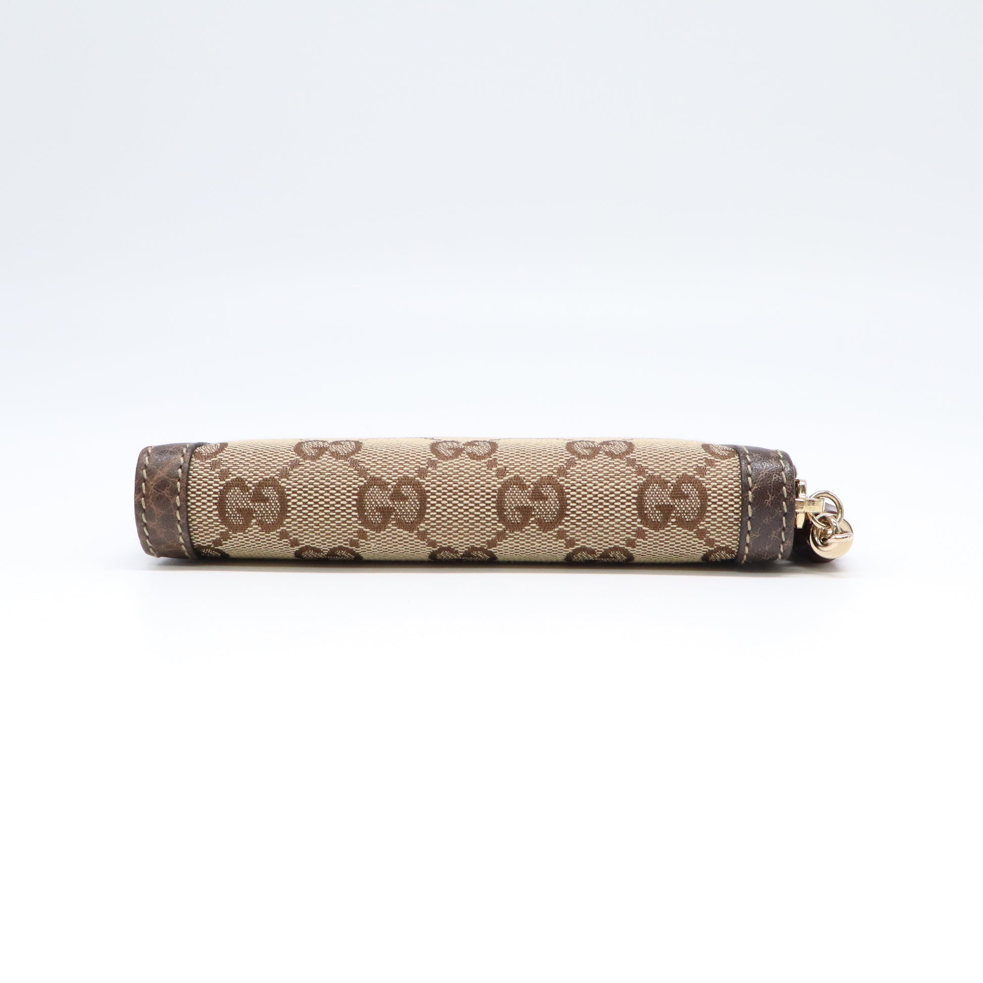 Gucci Bamboo GG Canvas Zip Around Wallet W22039