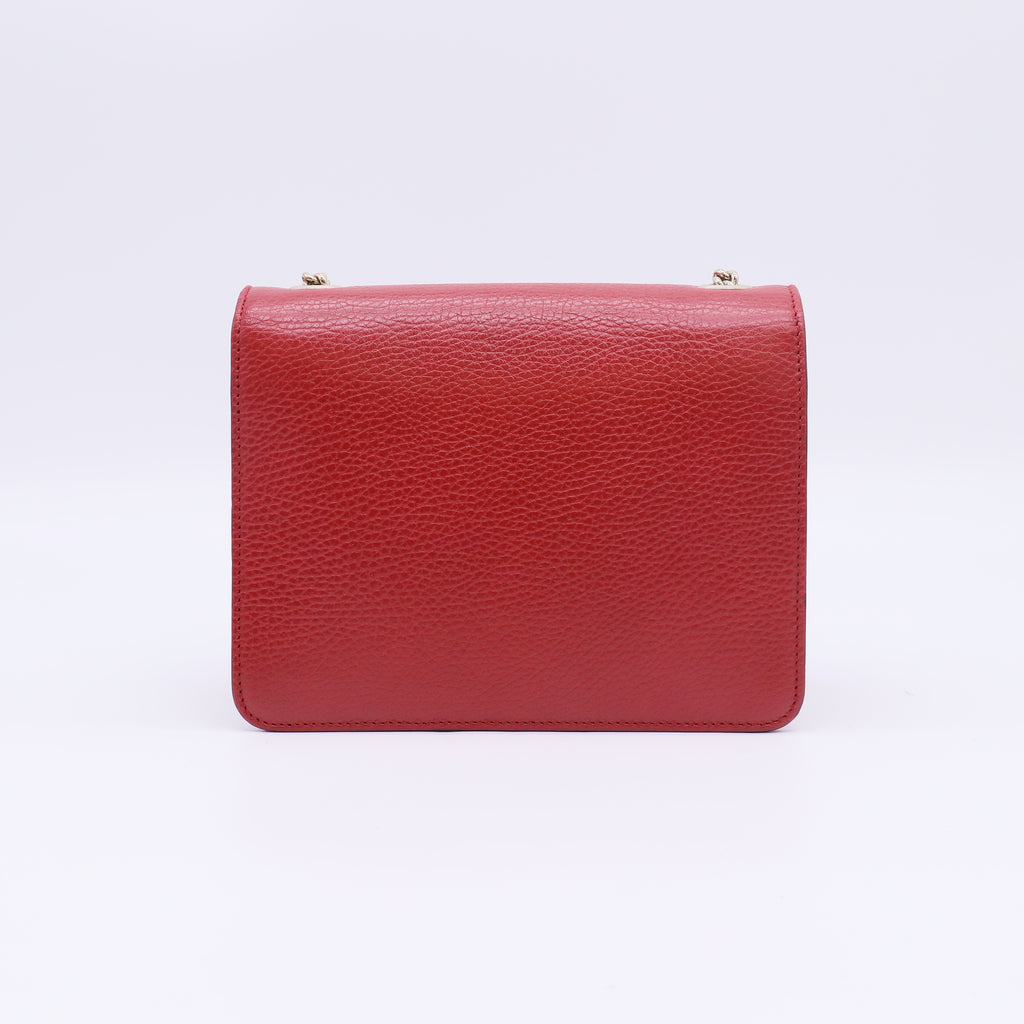 Gucci Dollar Calfskin Small Interlocking G Top Handle Bag B23382