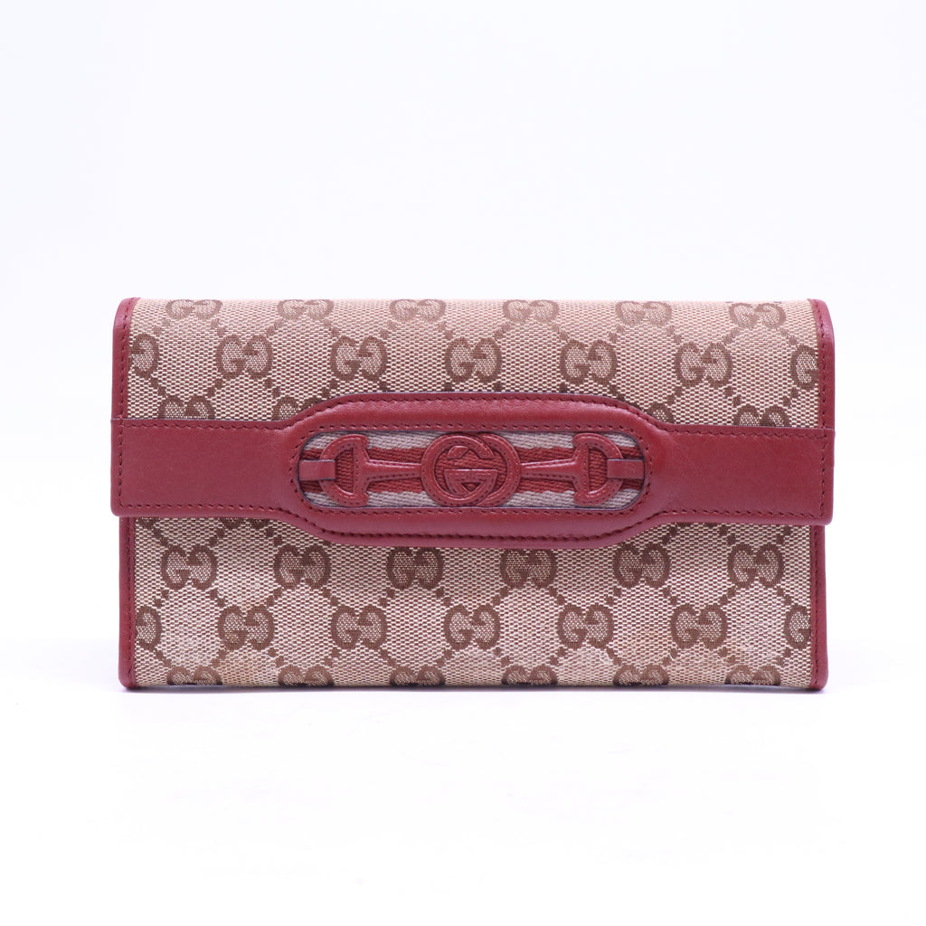 Pre-Owned  Gucci GG canvas wallet W20904